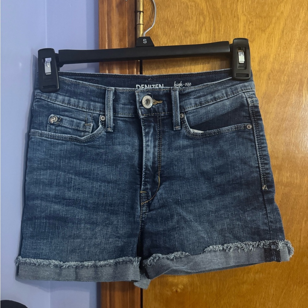 Denizen from Levi's Women's Dark Blue Jean Shorts